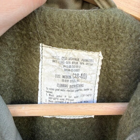 85' USN Stenciled A2 Deck Jacket - Picture 3 of 8